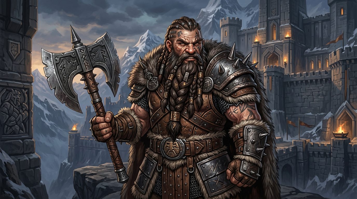 Dwarven Barbarian